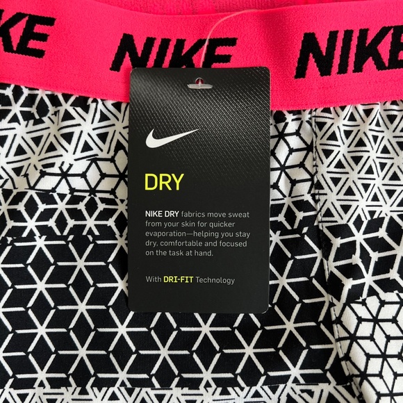 NWT Nike Dry Little Girls' Sport Essentials Leggings Geometric Pattern Size 6 - Picture 6 of 10